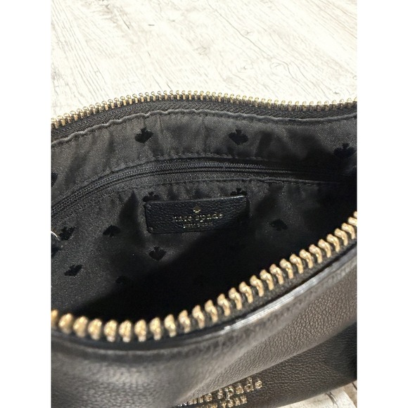 Kate Spade Rosie Women's Small Black Leather Crossbody Bag Adjustable Strap - Picture 6 of 11